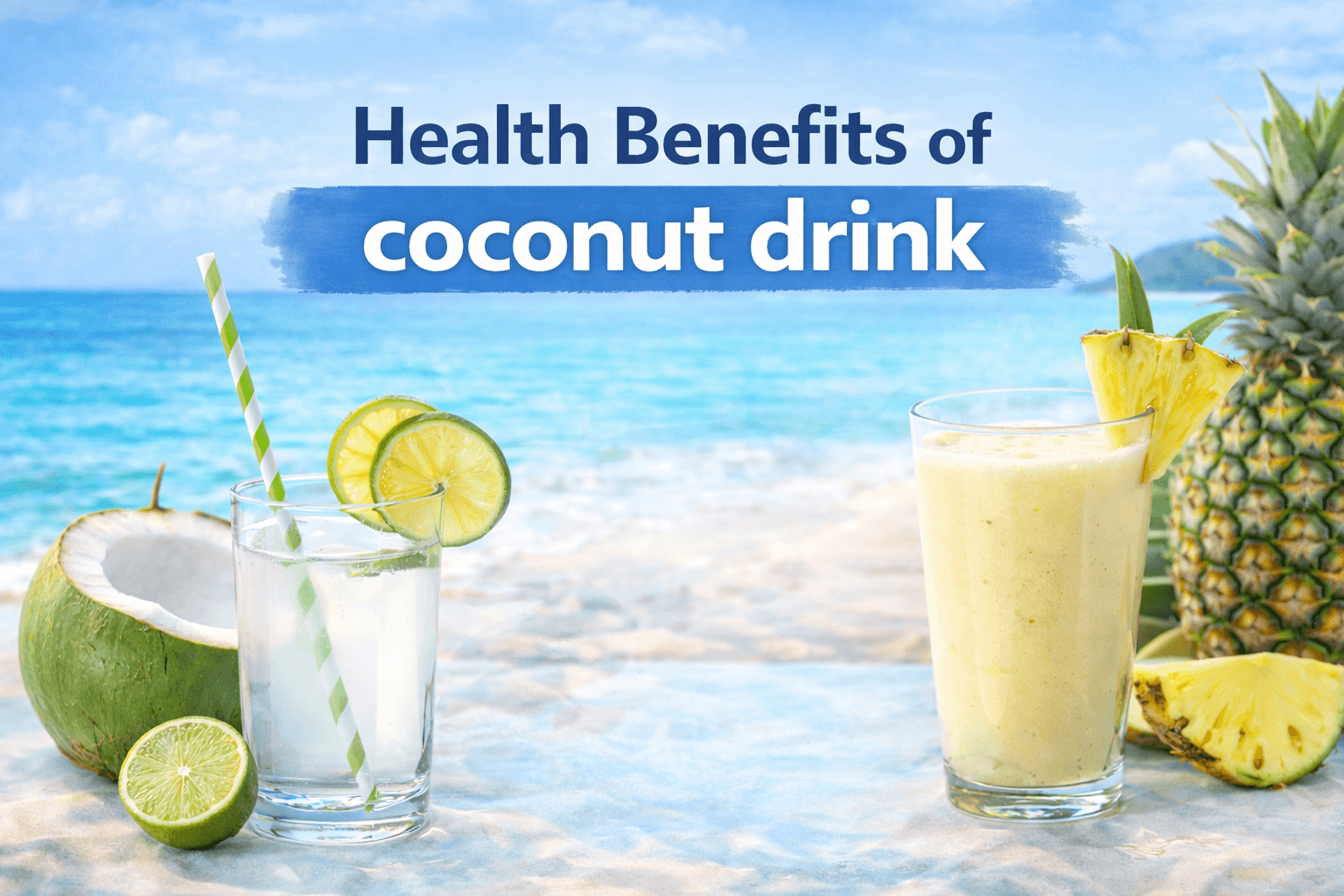 Health benefits of coconut drink: Uses and Popular Combinations