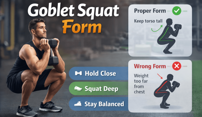 Goblet Squat Form: How to Squat Safely and Effectively