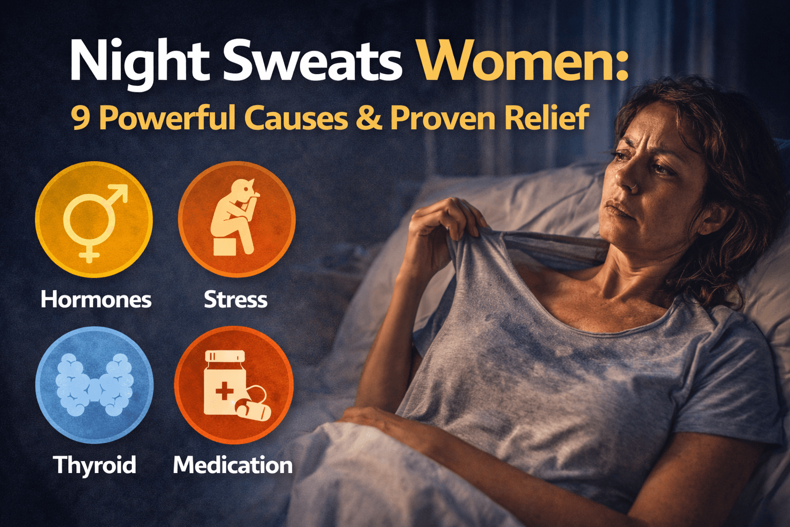 Night Sweats Women: Causes, Symptoms, and Effective Solutions