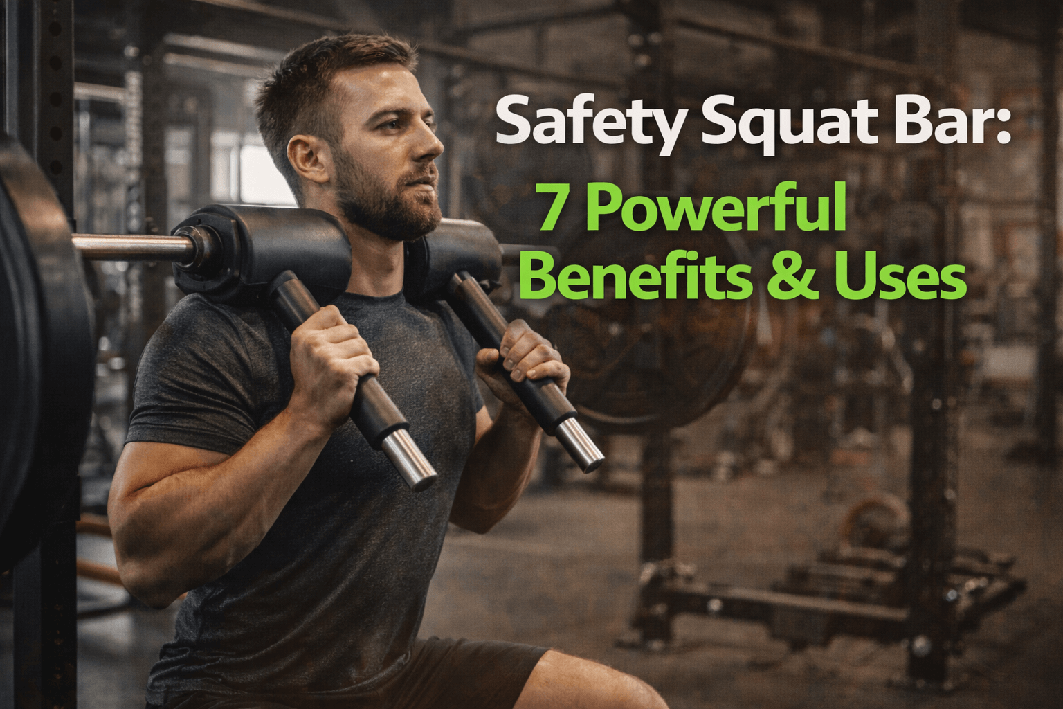 Safety Squat Bar: Benefits, Weight & How to Use It Safely