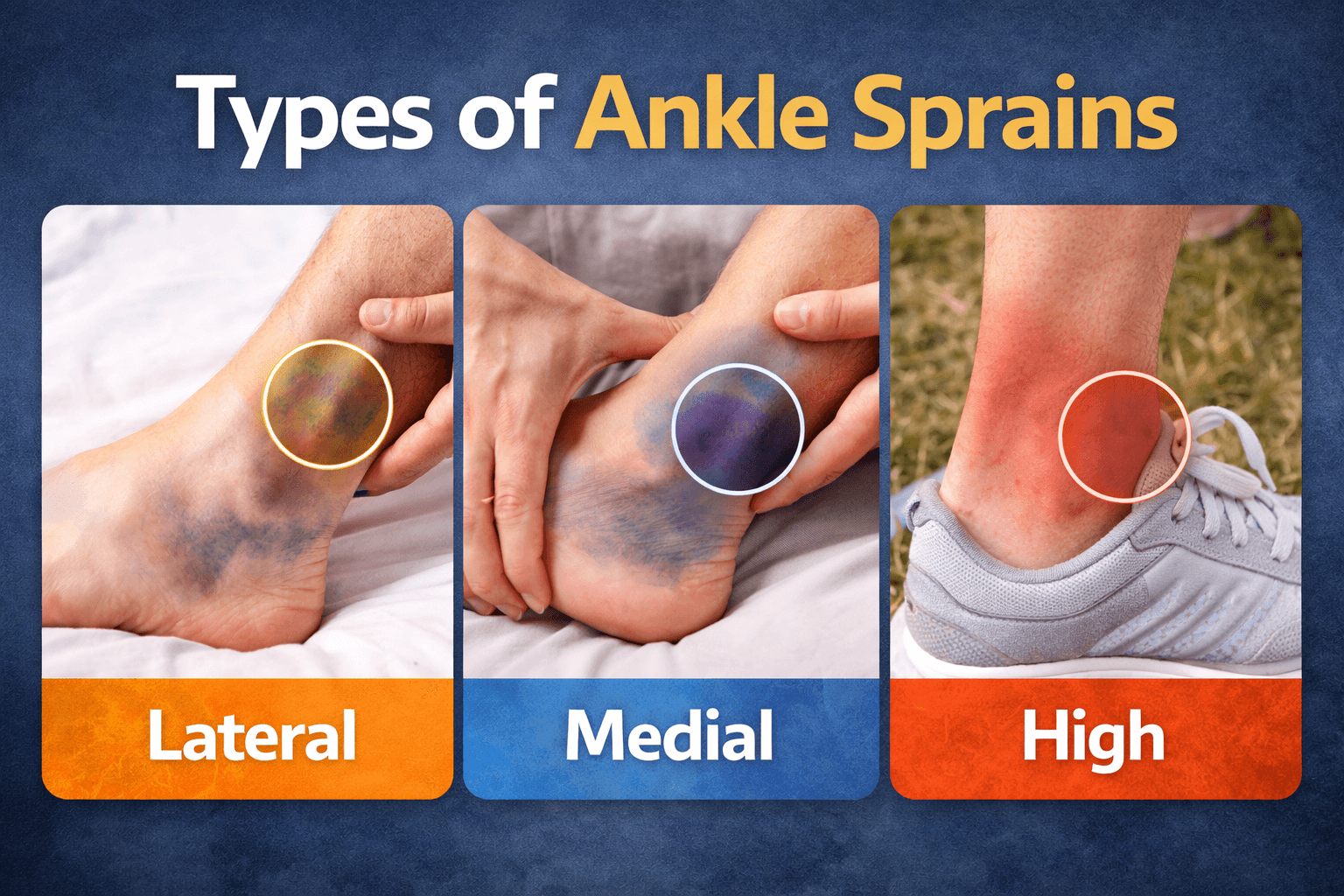 Types of Ankle Sprains: Causes, Symptoms, and Recovery Guide